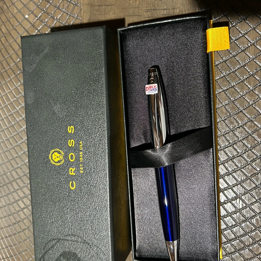 Cross Blue and Silver Pen
